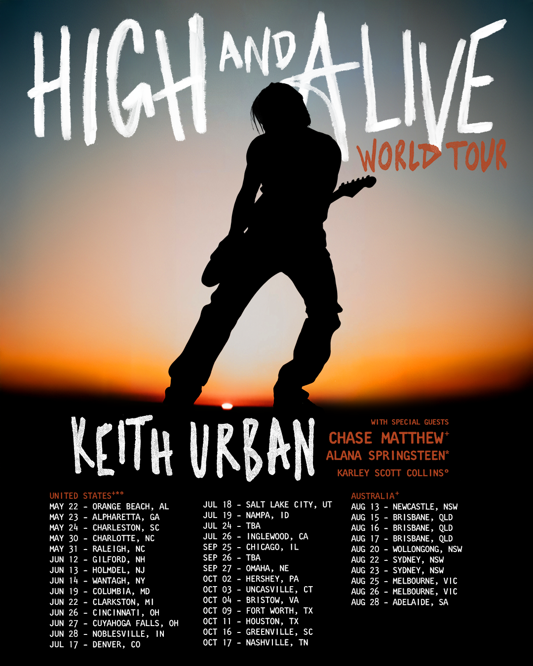 Keith Urban: The High and Alive World Tour